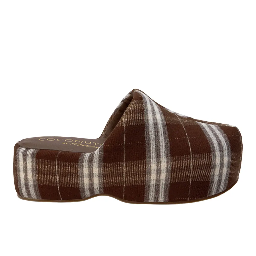 COCONUTS by Matisse Womens Bella Platform Mule Clogs Casual - Brown