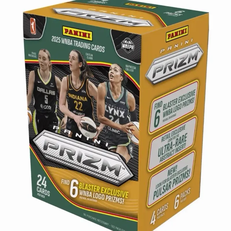 (1) - Blaster Box  2025 WNBA Trading Cards Prizm Blaster Exclusive 24 Cards Per Box Find 6 Blaster Exclusive WNBA Prizms