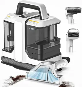 Portable Mini Carpet Cleaner Lumina Dual Size Brush Heads Multi Functional Home Sofa Carpet Car Seat Pet Stain Remover Easy Operation