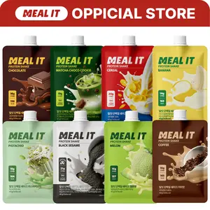 MEALIT Protein Shake | High Protein Low Calorie Meal Replacement, Fiber Rich, Topping Inside, Best Diet Drink for Women, 7 Pack