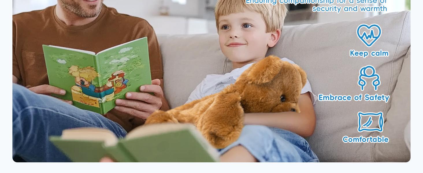 OUTREE Weighted Lap Pad 22.83 * 19.69 in,Weighted Stuffed Animals for Sensory Needs，4.5LBS Bear-Shaped Weighted Blanket Kids，Sensory Toys