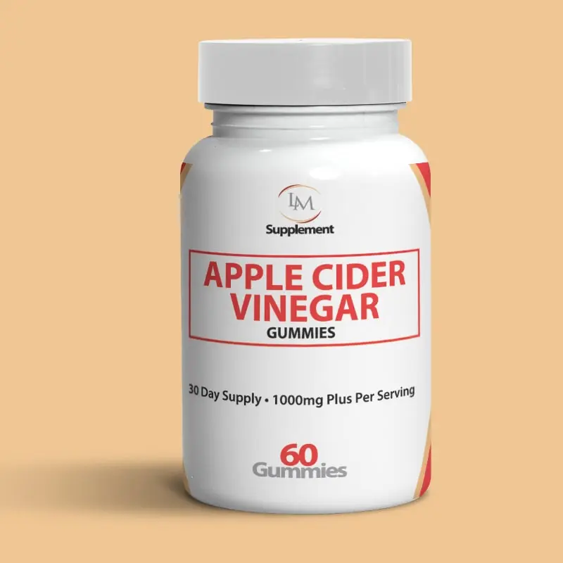Apple Cider Vinegar Gummies - Original Apple Cider Vinegar with Natural Flavor and No Artificial Ingredients