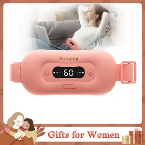 vibration massage heating belt, three-speed temperature control, soft and skin-friendly material, Mother's Day gift and girlfriend's birthday gift!