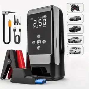 Soulor CYD24 5-in-1 Car Jump Starter 5000A with 150PSI Tire Inflator, Portable Power Bank, LED Light & SOS for SUV/Truck Emergency & Outdoor Camping