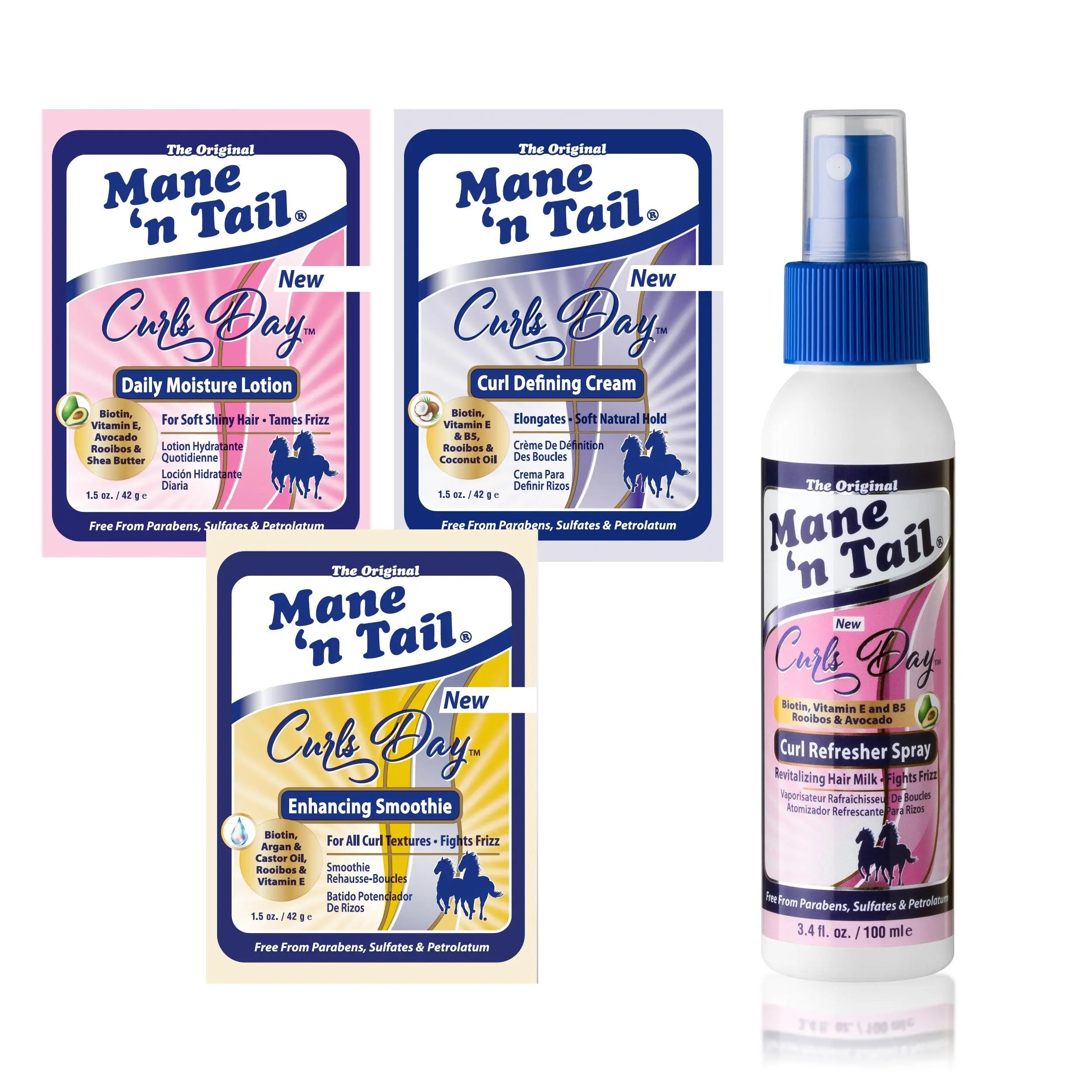 Curls Day 3 Packettes & Curl Refresher Spray