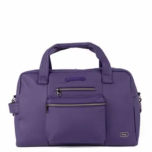 Charger Matte Luxe VL Overnight Bag with Charm Bar