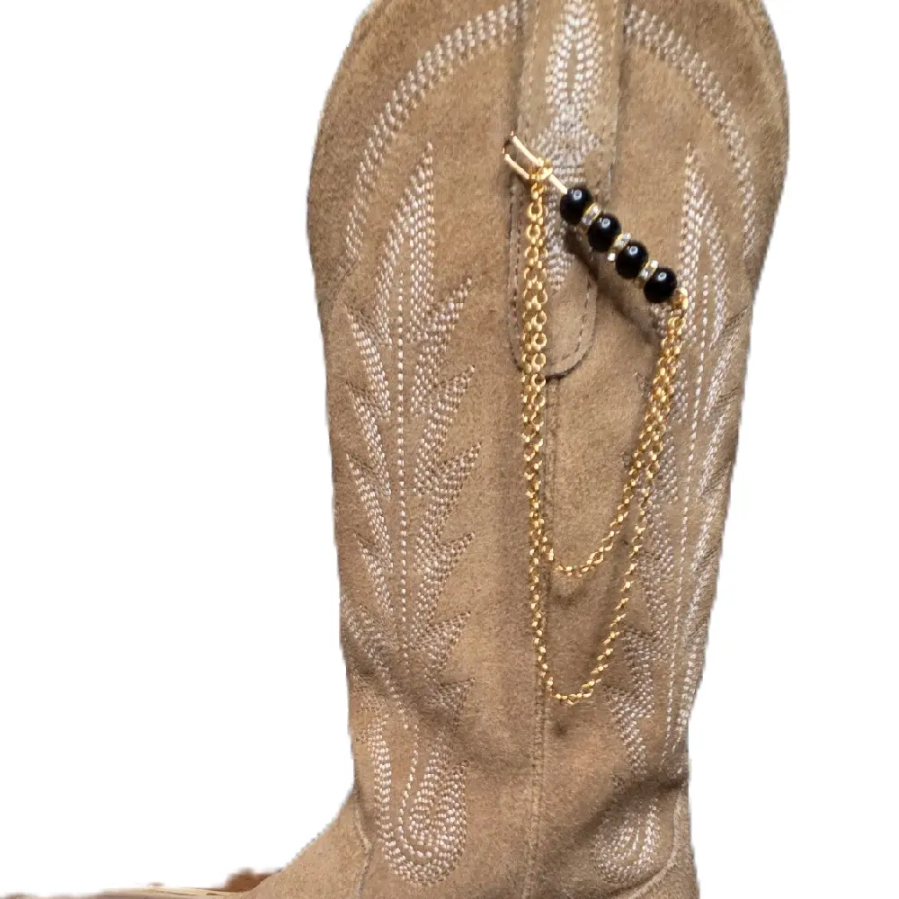 The Original Boot Jewelry Midnight Drape Double Chain Boot Charm