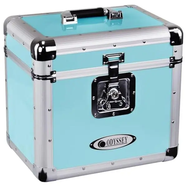 Odyssey Vintage Series Case for 12" Vinyl Records or LPs (Blue)