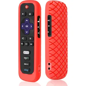 Glow In the Dark Roku Remote Case ,Silicone Protective Sleeve Skin