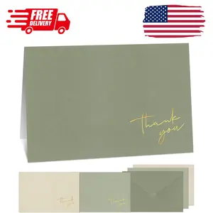 Beautiful Thank You Cards Set of 30 With Envelopes and Stickers