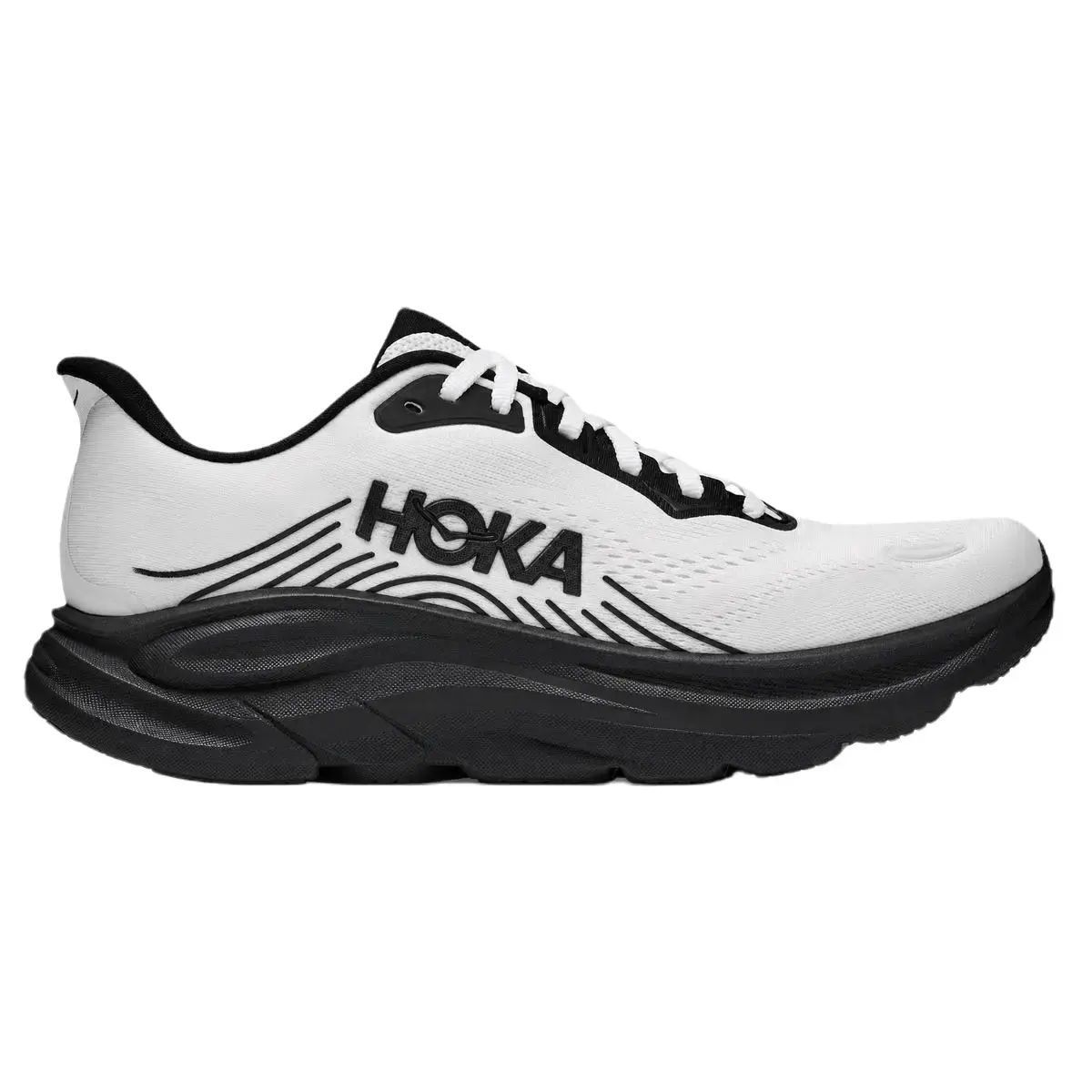 Hoka Clifton 11 White Black Women's Fashion Shoes New