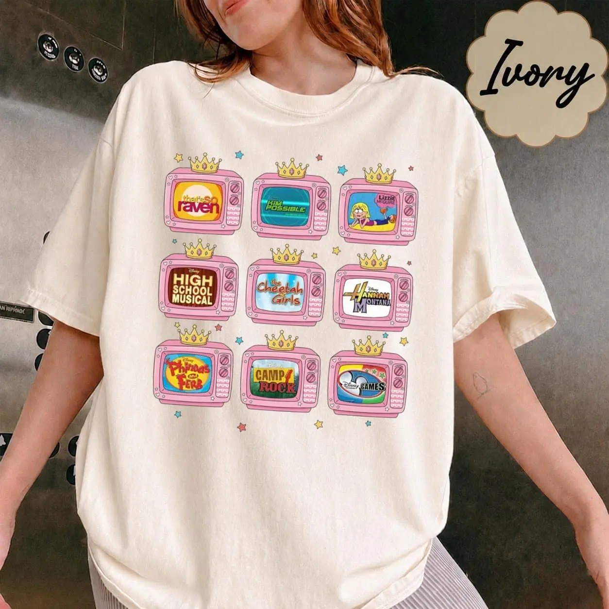 [Sale Up To 50%] Comfort Color Retro Channel Movie Television T-Shirt, Channel High School Musical Hannah Montana 20 Year Celebration Shirt , Tee, Family Trip 2026