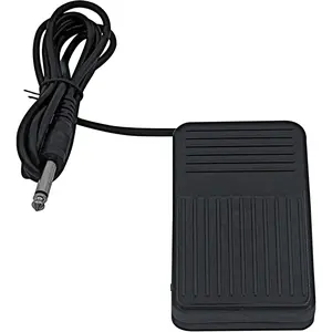 Foot Pedal,Foot Pedal Switch Power Supply Pedal Control with Clip Cord for Machine,Square-Plastic