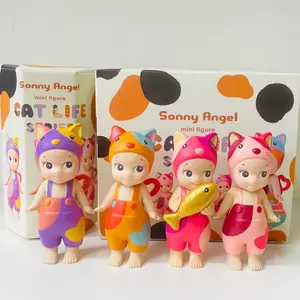 Cat Life Lucky Series Blind Box – Kawaii Mini Figure Collectible for Desk, Laptop & Room Decor, Cute Mystery Surprise Gift