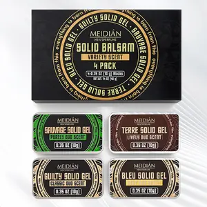Solid Perfume Men's  Cologne Set Unique Fragrance Lasting Easy Carry Travel Citrus Woody Spicy Delightful Scents Ideal Gift