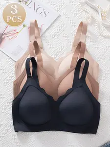 Jelly Bra - Wireless Seamless Jelly Lingerie, Comfortable Lift, Suitable for All Bust Types, Medium Support, Fit and Beautiful Daily Bra