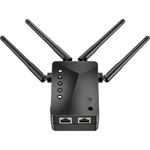 Long Range WiFi Signal Booster for Whole Home & Backyard - 10K Sq.Ft Coverage w/4 Antennas| 90% Faster Internet Booster w/Ethernet Port, Easy Setup Wireless Repeater Works with Any Router| Long Range