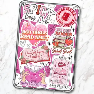 Girly Smut Smutty Spicy Book Lover Cardstock Case Insert for Kindle E-Readers #Booktok | Bright Pink