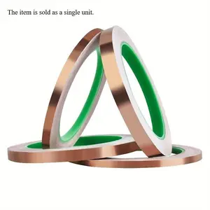 66FT Copper Foil Tape with Dual Conductive Adhesive, Self Adhesive Seal - Perfect for Guitar EMI Shielding, Electrical Repairs, Crafts, and More!