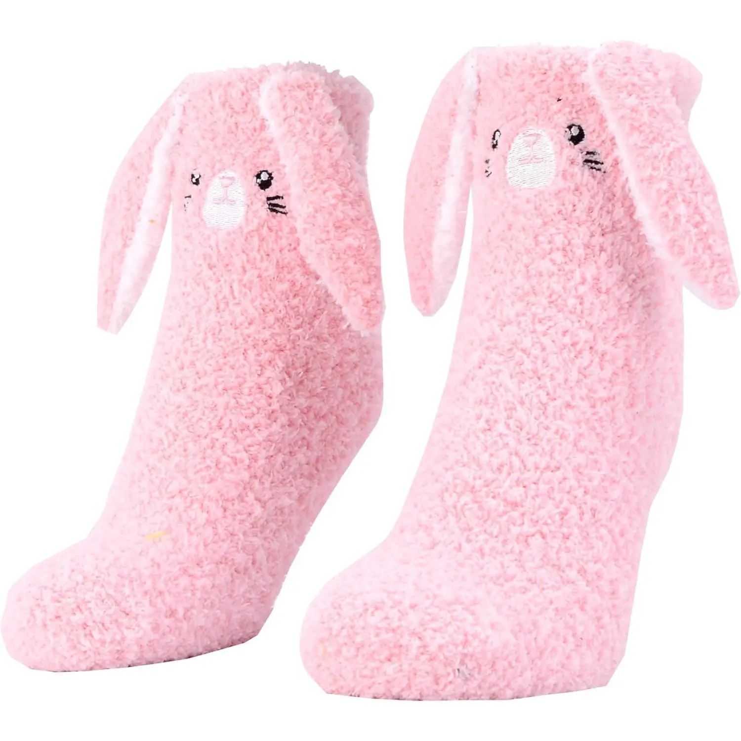 KF5-SK035  1 Pair Cute Animal Character Fuzzy Socks. Fluffy Socks Women. Cozy Sock Gift Woman, Girls. Spa Sock