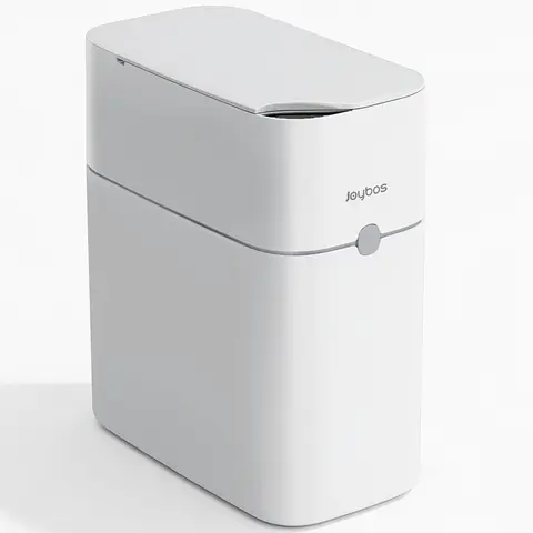 Touchless Bathroom Smart Senor Trash Can，Bathroom Intelligent Sensor Garbage Bin, Waterproof, Space Saving, Ultra-Thin Design，Suitable for Various Rooms Such as Living Room, Kitchen, Bedroom, Office, etc