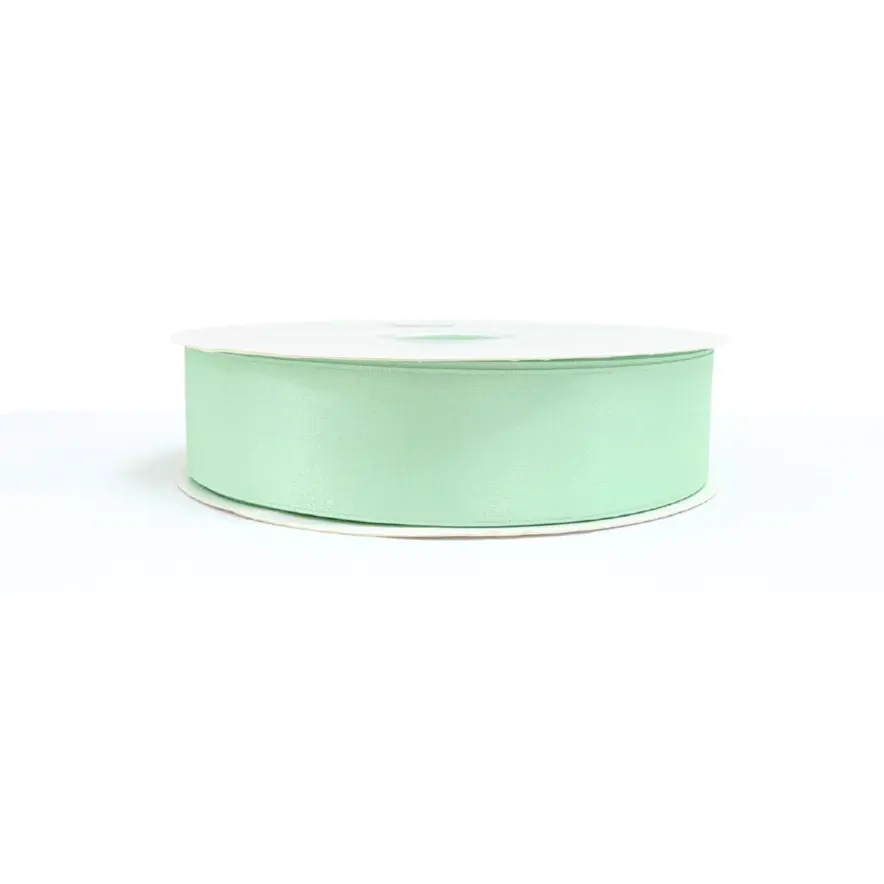 1 1/2"  Mint Blue Satin Ribbon Double-face 100 Yds