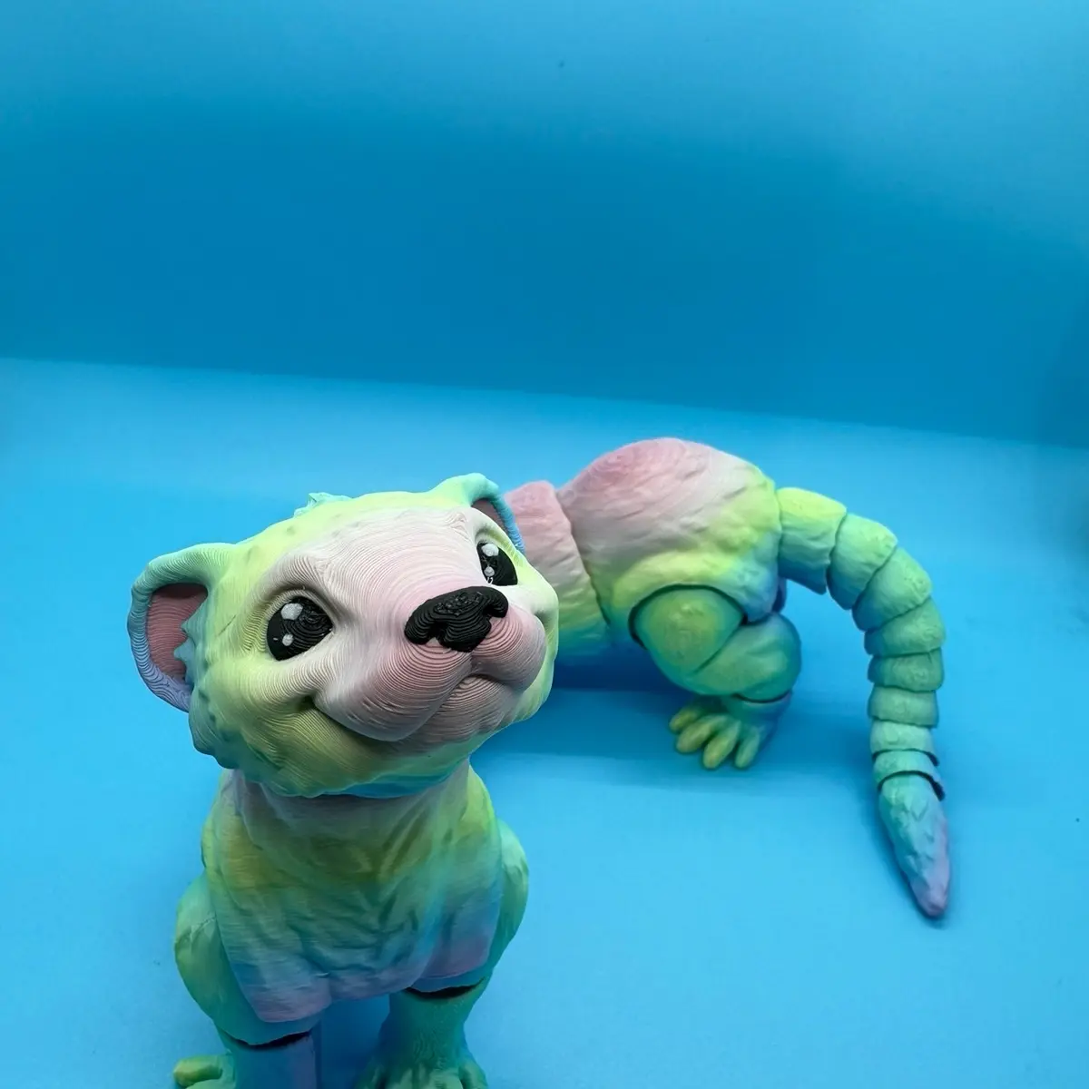 Articulating Ferret Figurine