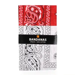 Cotton Bandana Red & White Duo Pack