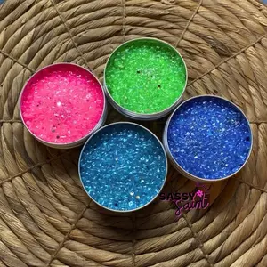 Sassy Saint Freshie Tin for Car or Small Spaces. Premium scented. Aroma Beads. Air Freshener.