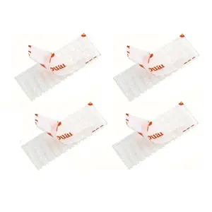 4 Pieces (2 Sets) Mounting Strips for EZ Pass/IPass/IZoom/Sunpass Cars Windshield Toll Transponder Holders Reclosable Fastener Peel and Stick Adhesive Dual Lock Tape Strips