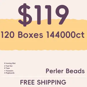 120 Boxes 144000ct Fuse Beads