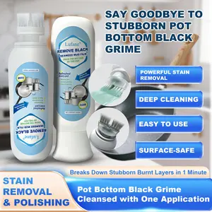 Lufane-Multi-Purpose Scum Remover for Pot Bottoms: A Versatile Cleaning Wonder for Removing Black Scum, Heavy Grease, and Burnt-On Stains from Stainless Steel Pots  #Summervibes