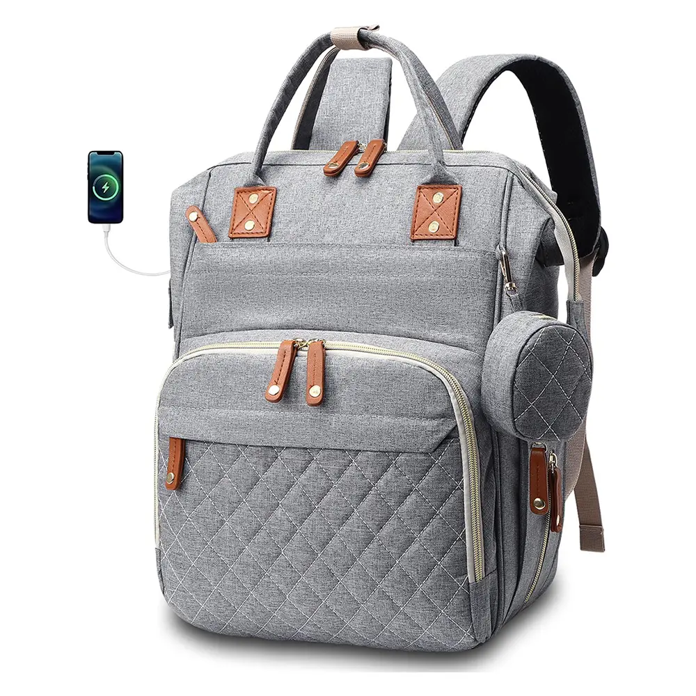 Diaper Bag Backpack Baby Bag, Nappy Bag Backpack, Baby Girl Boy Diaper Bag for Dad Mom, 16 Pockets, Pacifier Case, Large Diaper Bags Unisex for Travel