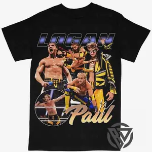 Logan Paul T-shirt For Men Women, For Fans Unisex Casual Streetswear Top WWF ECW WCW WRESTLING