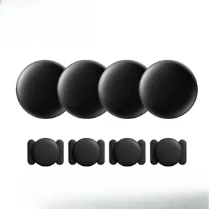 Premium GPS Tracker 4-Pack Magnetic Car Tracking Anti-Loss Positioning Device with Find My App Support and Built-in Speaker for Easy Location