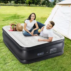 CONCETTA 16 in Twin Air Mattress with Built in Pump, 600LBS Weight Capacity for Camping, Home, Guests