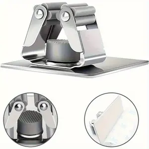 3pcs Stainless Steel Mop and Broom Holder, Wall-Mounted Kitchen, Bathroom, Garden Storage Clips, Durable Cleaning Accessory Organiser Rack, Durable Lightweight Organizer