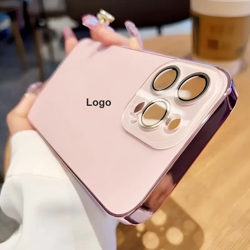 Suitable for iPhone 17/16/15/14/13/12/11 Pro Max Plus high-quality mobile phone case, electroplated original color anti-fall protective cover Protection Protector Pink Casing Smartphone iphone 16 pro case Cellphone Shockproof