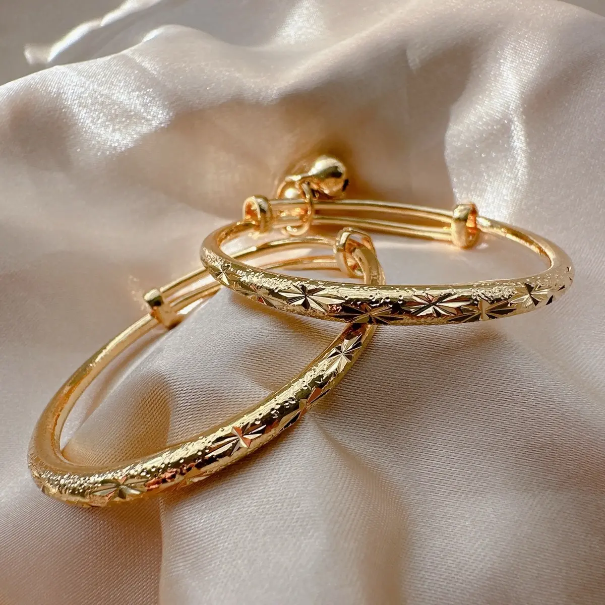 Adjustable Gold Filled Baby Bracelet for Toddlers - Perfect Accessory for Your Little One