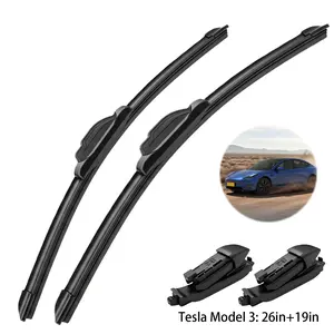 Wipers Blades, 26"+19" Front Windshield Wipers For Nissan Pathfinder 2021-24 Murano 03-05 for Chrysler 200 2015-17 For HONDA Accord 08-17 For LAND ROVER Range Velar 2018-25 For Toyota Sienna 2004-10 For Tesla Model Y 3 for Acura ILX 2013-22 TL 2004-14