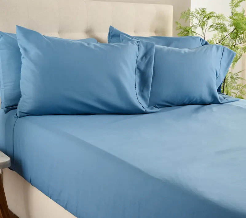 Home Reflections Double Brushed Sheet Set w/ Extra Cases Pillow