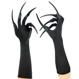 Long Nails Gloves for Women Girls Party Props