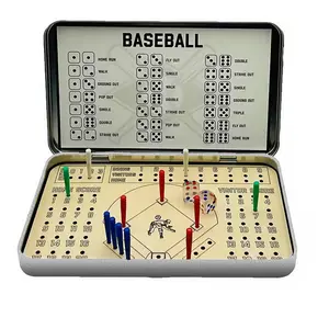 Portable Baseball Board Game, 1 Set Wooden Baseball Board Game, Party Game for Wedding, Bachelor Party, Graduation, Birthday Party, Tabletop Games