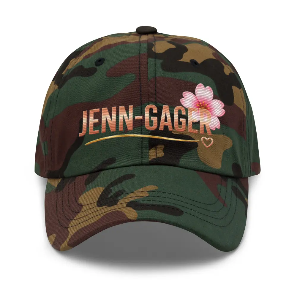 @jenn.vides "Jenn Gager" Dad hat by Jenn Vides | Official Creator Merch