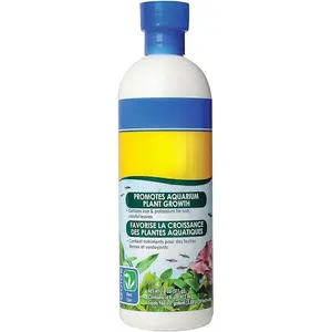 Freshwater Aquarium Plant Fertilizer 18-Ounce Bottle |   Nutrient-Rich Formula |   Liquid Plant Food for Healthy Growth |   Easy-to-Use Solution |   Promotes Lush Aquatic Plants |   Safe for Fish & Shrimp flip  aquatics frog  terrarium