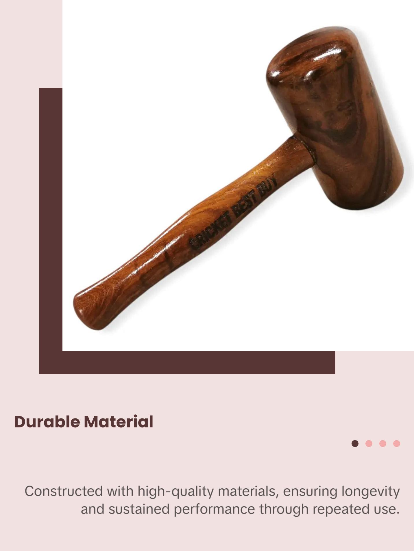 CBB Cricket Bat Mallet Hammer Deluxe for Bat Knocking in Heavy Duty