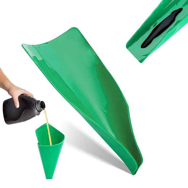1-Pack Flexible Automotive Oil Funnel – Spill-Free, Reusable, Portable, Bendable for Tight Spaces in Garages & Car Repair Workshops