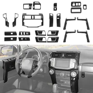 Car Interior Center Console Dash Cover Trim Kit, Auto Accessories for 2010-2019 4Runner