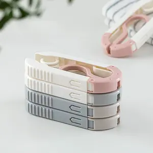 5-Piece Multifunctional Travel Folding Clothes Hanger, Portable Storage Drying Rack, Essential Travel Gadget for Business Trips Home Use