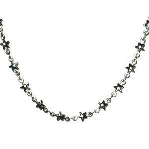 Star Choker 12-15"/ 16-19" Stainless Steel Hypoallergenic Necklace for Women Fever Dreamz Jewelry